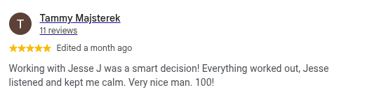 Google review from Tammy Majsterek, 5 stars, a month ago